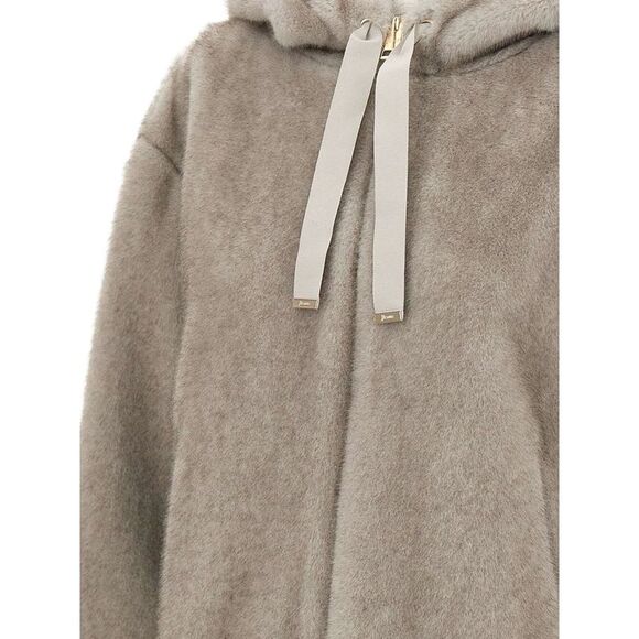 Herno Women Soft Faux-Fur Hooded Jacket - Picture 3 of 4